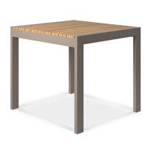 Load image into Gallery viewer, Hana Collection Dining Table, powder-coated aluminum base, teak or ceramic top, available in 2 sizes, Maui Modern Home, Wailea, HI
