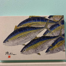 Load image into Gallery viewer,  a form of art known as Gyotaku. The images are created by pressing rice paper onto a fish covered in ink or paint.