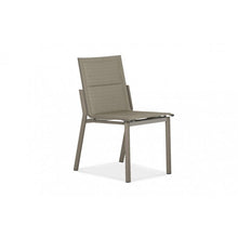 Load image into Gallery viewer, Hana Collection Stackable dining chair, with out without armspowder-coated aluminum frame (available in 3 colors) and padded sling seats.  Beautiful, durable.  Maui Modern Home, Wailea, HI, Brown Jordan, Janus et Cie, Barlow Tyrie, High end outdoor furniture, Maui Modern Home, Wailea, HI