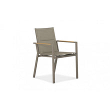 Load image into Gallery viewer, Hana Collection Stackable armless dining chair, powder-coated aluminum frame (available in 3 colors) and padded sling seats.  Beautiful, durable.  Maui Modern Home, Wailea, HI, Brown Jordan, Janus et Cie, Barlow Tyrie, High end outdoor furniture, Maui Modern Home, Wailea, HI
