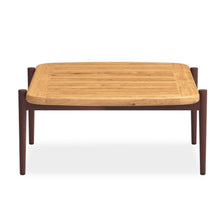 Load image into Gallery viewer, The Wailea Collection Nested Coffee Tables, Powder-coated aluminum frame and teak top. Maui Modern Home, Wailea, HI