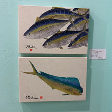 Load image into Gallery viewer,  a form of art known as Gyotaku. The images are created by pressing rice paper onto a fish covered in ink or paint.
