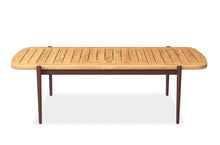 Load image into Gallery viewer, The Wailea Collection Nested Coffee Tables, Powder-coated aluminum frame and teak top.  Maui Modern Home, Wailea, HI
