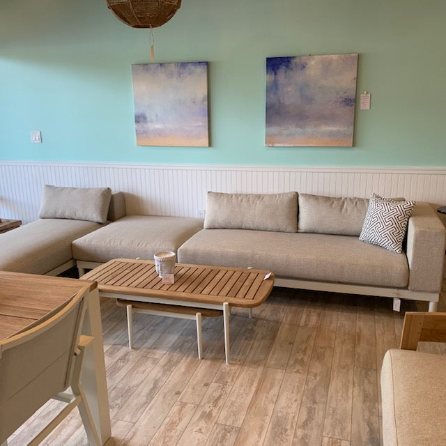 Makena modular outdoor sectional sofa, Maui Modern Home, Luxury Outdoor Furniture,Wailea, HI