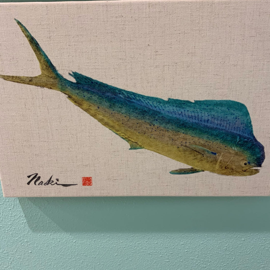  a form of art known as Gyotaku. The images are created by pressing rice paper onto a fish covered in ink or paint.