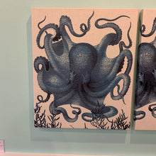 Load image into Gallery viewer, Octopus study I &amp; II, art print on linen.  Sold as set of 2. Maui Modern Home

