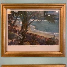 Load image into Gallery viewer, Set of 4 vintage framed prints of Vern Tremewen watercolors. Scenes of Maui. Sold as set of 4.
