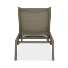 Load image into Gallery viewer, The Hana Collection sunlounger/chaise lounge chair has an Aluminum frame and padded sling seat. Maui Modern Home, Wailea, HI

